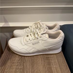 Reebok Cream Leather Sneakers